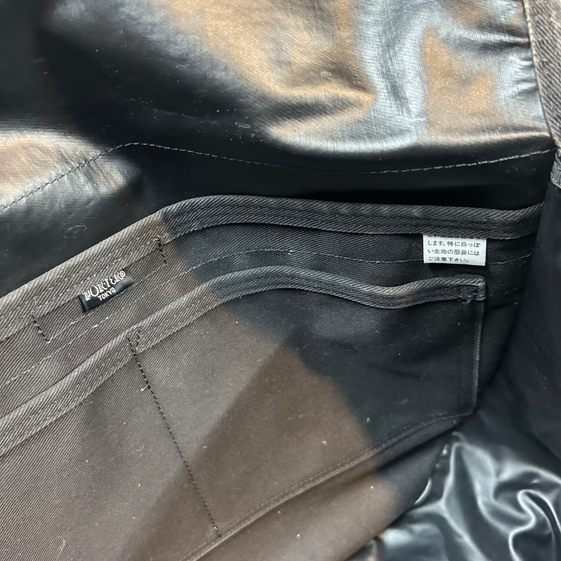 요시다 포터 스테인 블랙 메신저백 가방 숄더백 크로스백 W33 상품이미지6