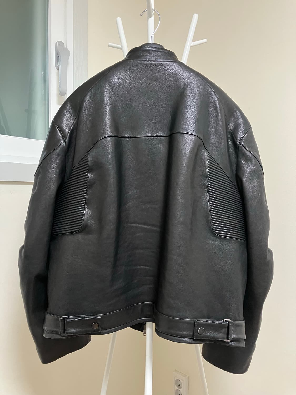 시스템 옴므 램스킨 바이커 재킷 상품이미지2