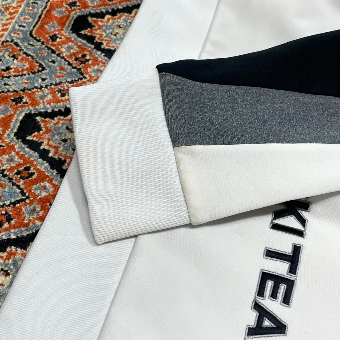 스파이더 US 스키 팀 화이트 유니폼 기모 맨투맨 남성L 상품이미지8