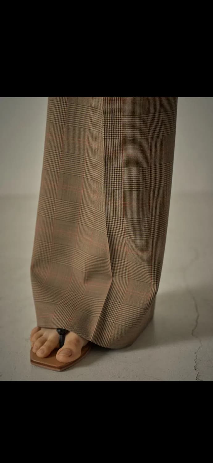 파사드패턴 타임리스 울 팬츠_vintage check 상품이미지5