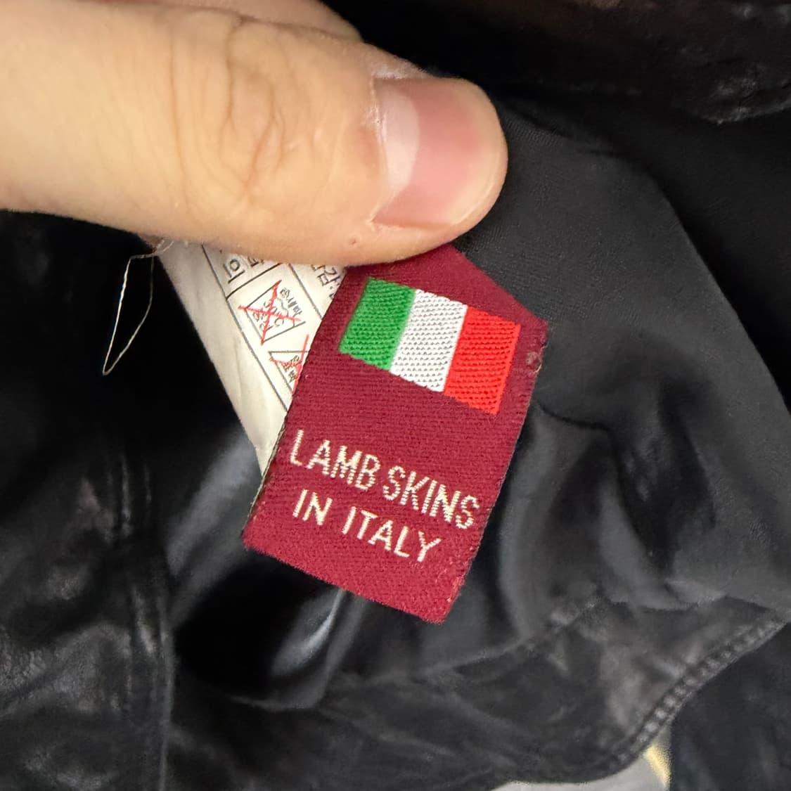 이태리제 양가죽 바이커 자켓 상품이미지7
