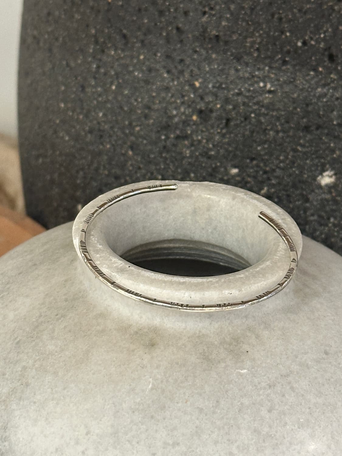 Rhythm Line 925Silver Bangle 상품이미지6