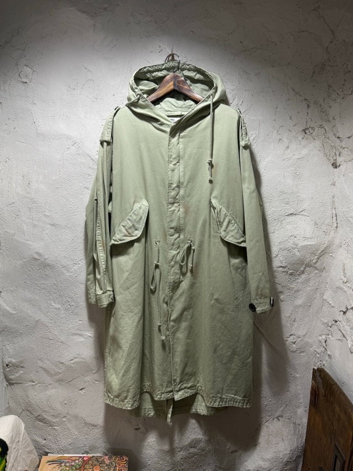 다이리쿠 Dairiku 워시드 모즈 자켓 상품이미지1