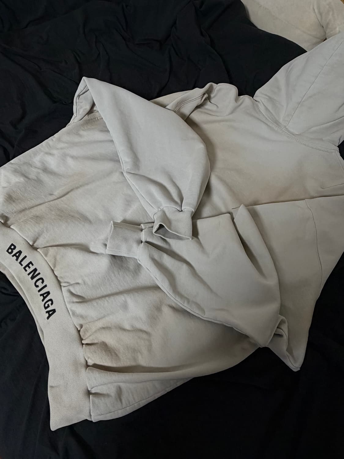🖤🖤발렌시아가 백로고 워싱 후드티 1사이즈 🩷🩷 상품이미지6