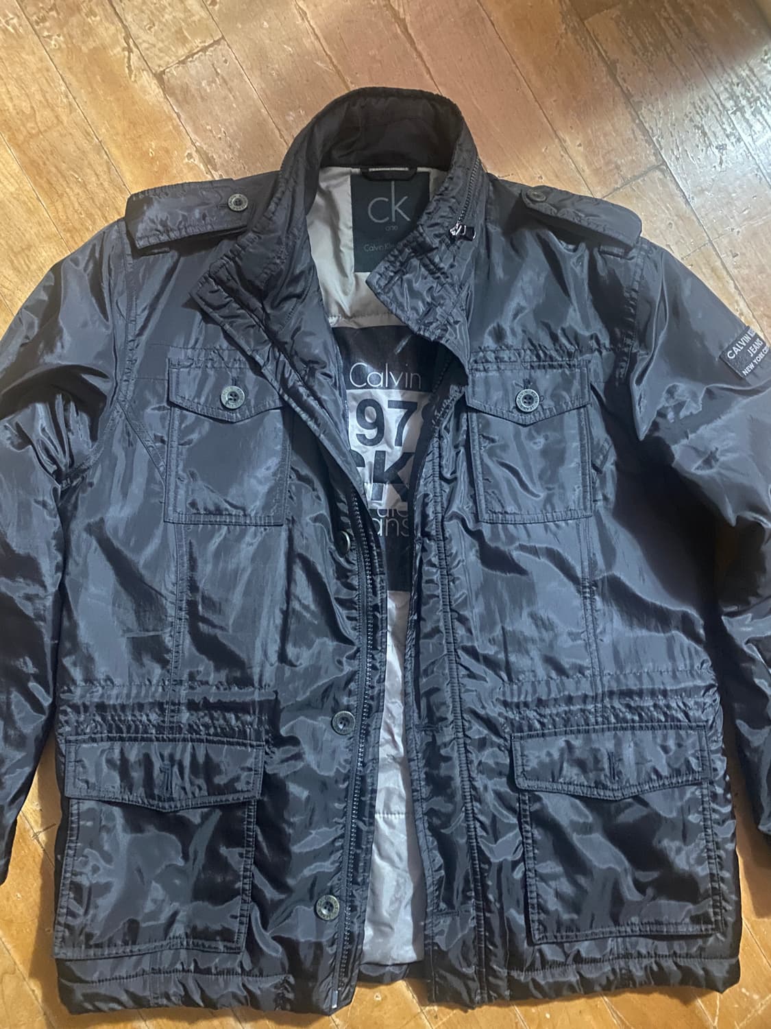 캘빈클라인  간절기 블랙 자켓 XL (105) 상품이미지1