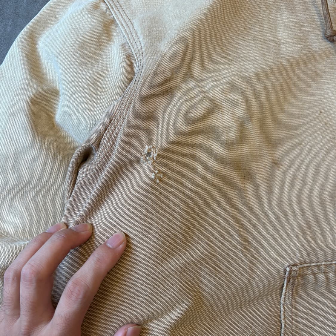 칼하트 정품 베이지 액티브 자켓 상품이미지3