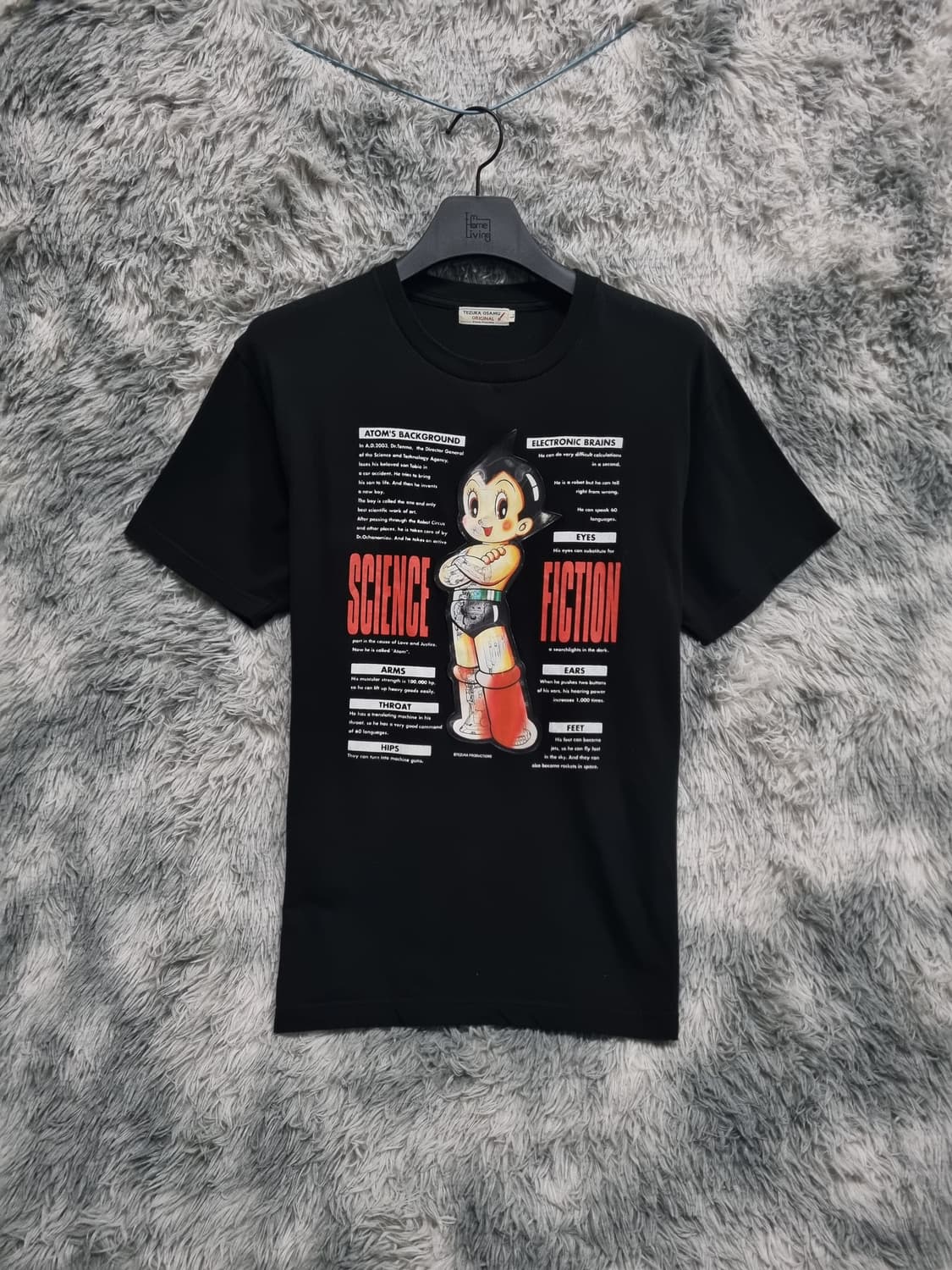 일본 빈티지 90's 아톰 3D 홀로그램 반팔티 상품이미지1