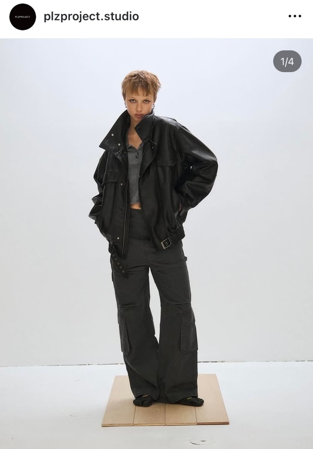 Plzproject레더자켓 상품이미지2
