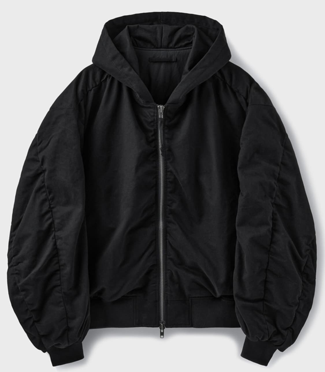 브랜디드 셔링 후드 봄버 L 상품이미지1