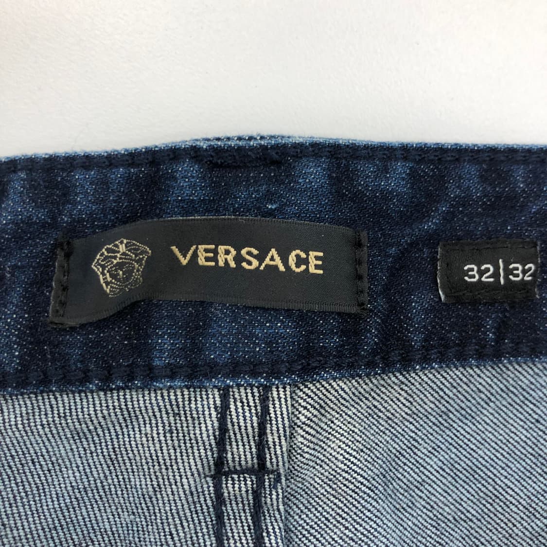 베르사체 바로코 패턴 데님진 30-31 인치 상품이미지5