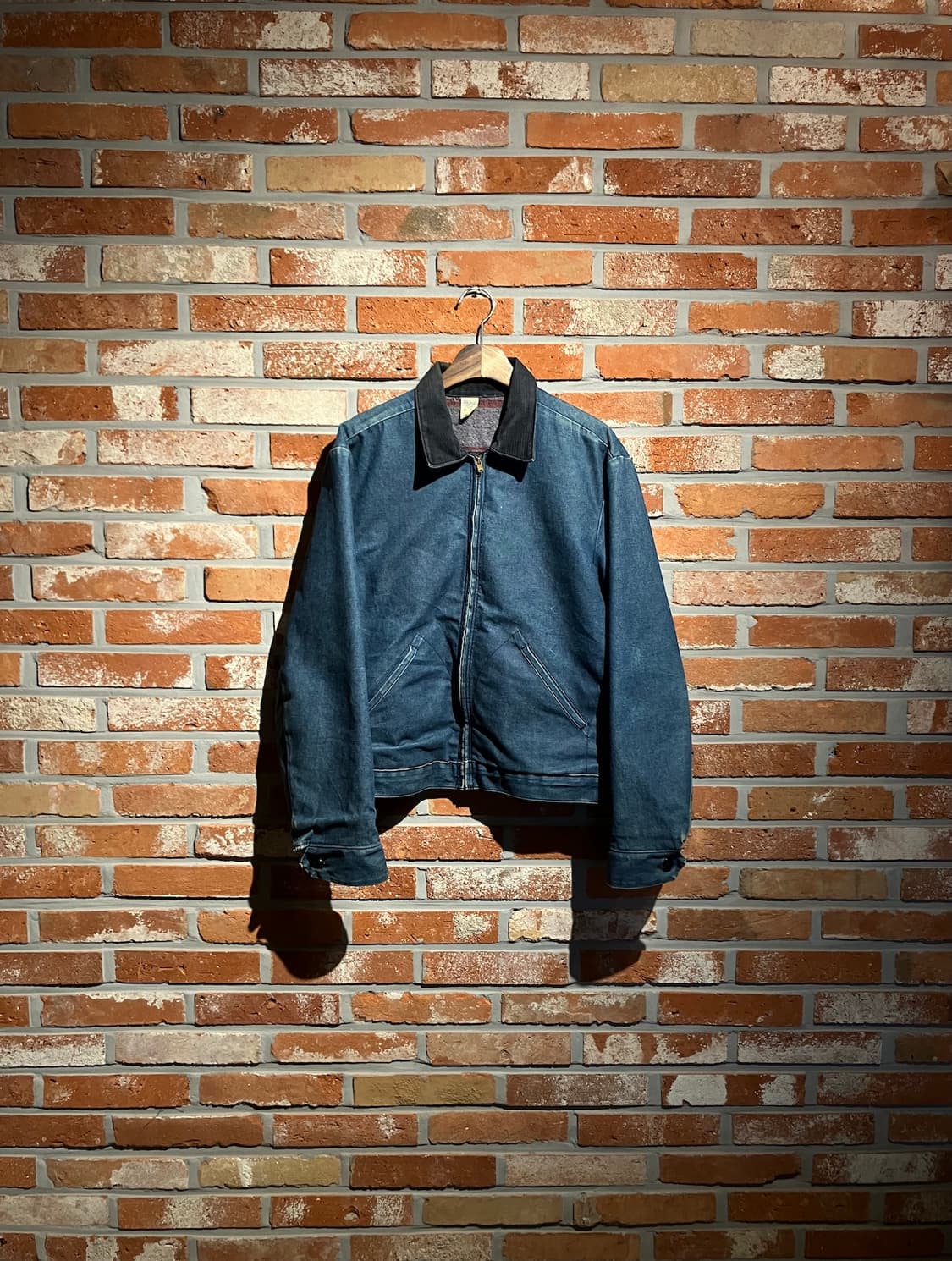 70s USA 빈티지 랭글러 빅벤 데님 워크 자켓 상품이미지1