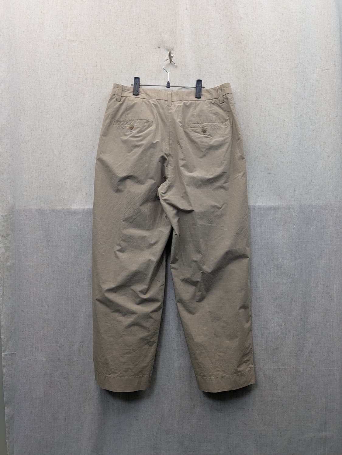 BEAKER 베이지 핀턱 와이드 팬츠 상품이미지2