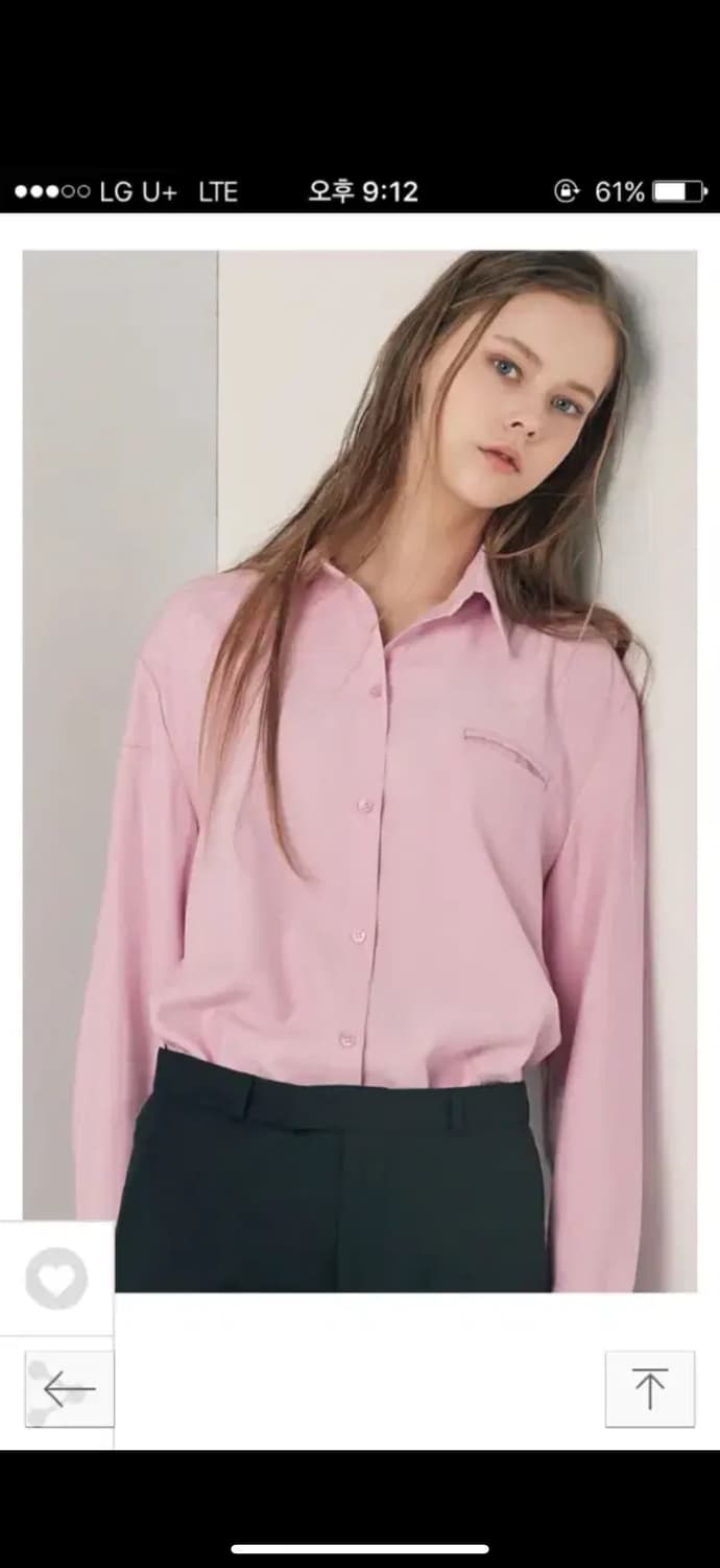 논로컬 Tencel basic shirt-pink 상품이미지3
