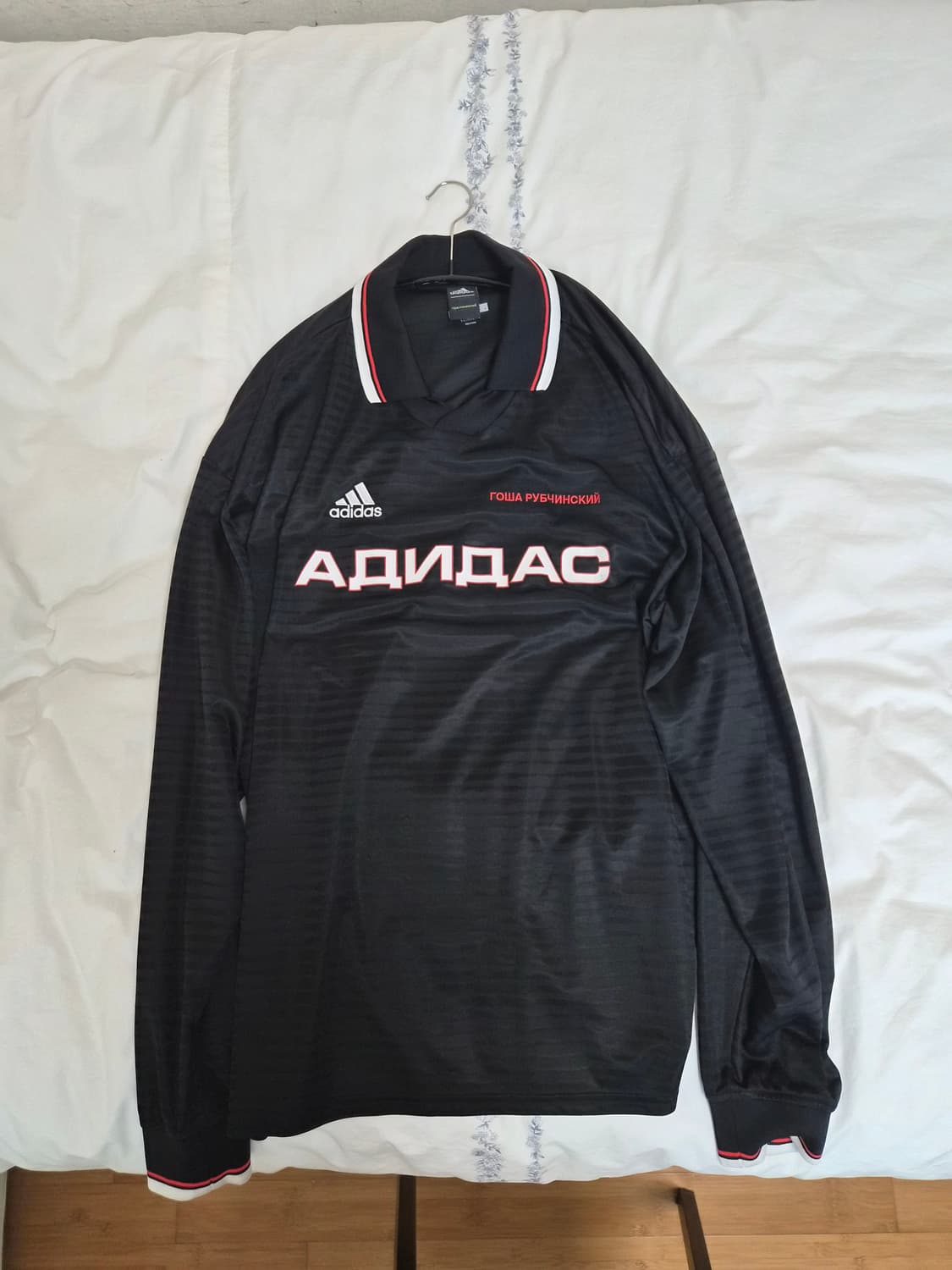 [S] 고샤루브친스키x아디다스 풋볼져지 블랙 상품이미지1