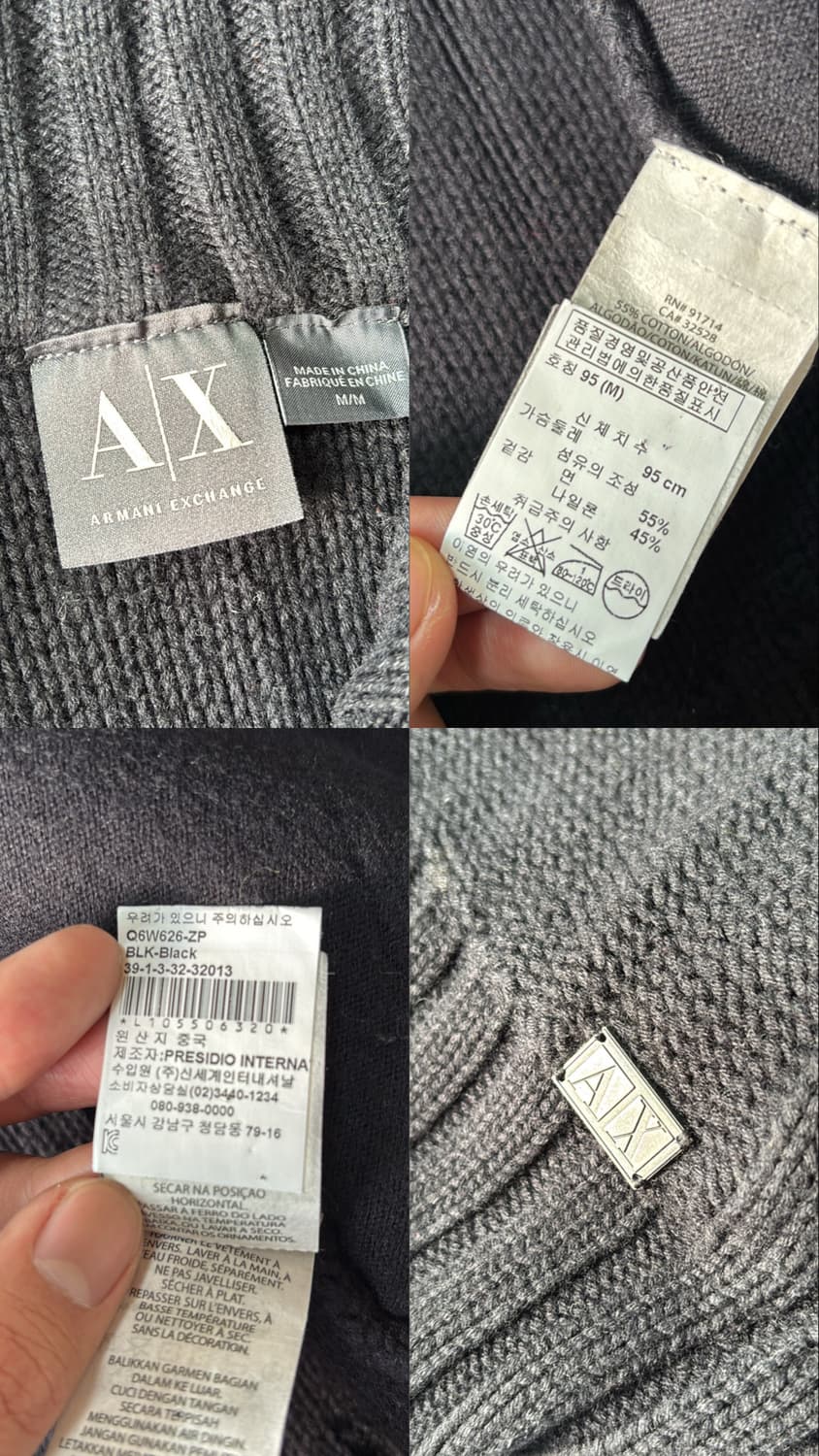 Diagonal Tape Zip-up 상품이미지5