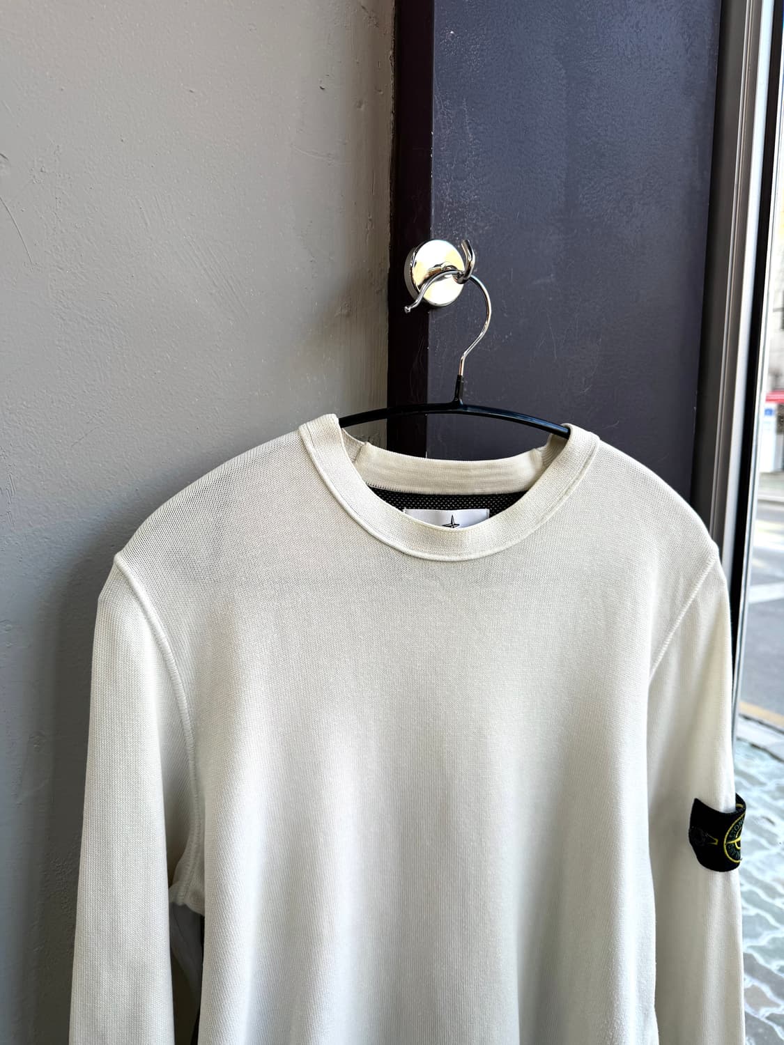 S/ 스톤아일랜드 와펜패치 베이직 스웻 니트 상품이미지3