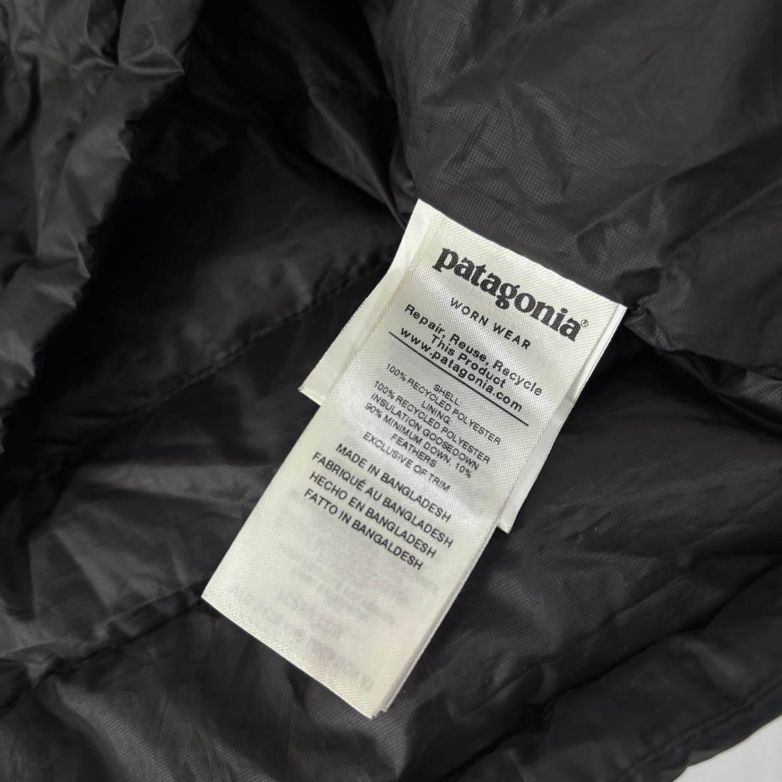 파타고니아 블랙 다운 스웨터 경량패딩 상품이미지5