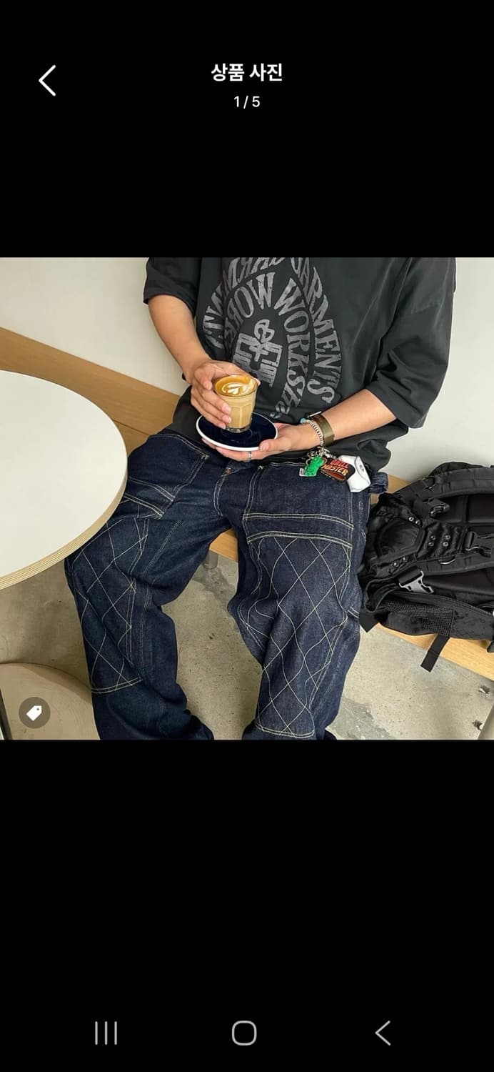 캐피탈 11.5온즈 데님 럼버 팬츠 상품이미지1