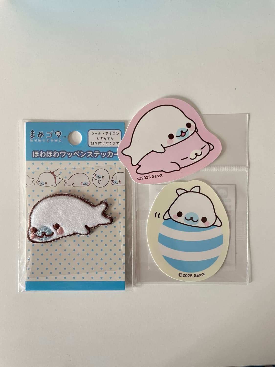 산엑스 마메고마 스티커 와펜 세트 상품이미지1