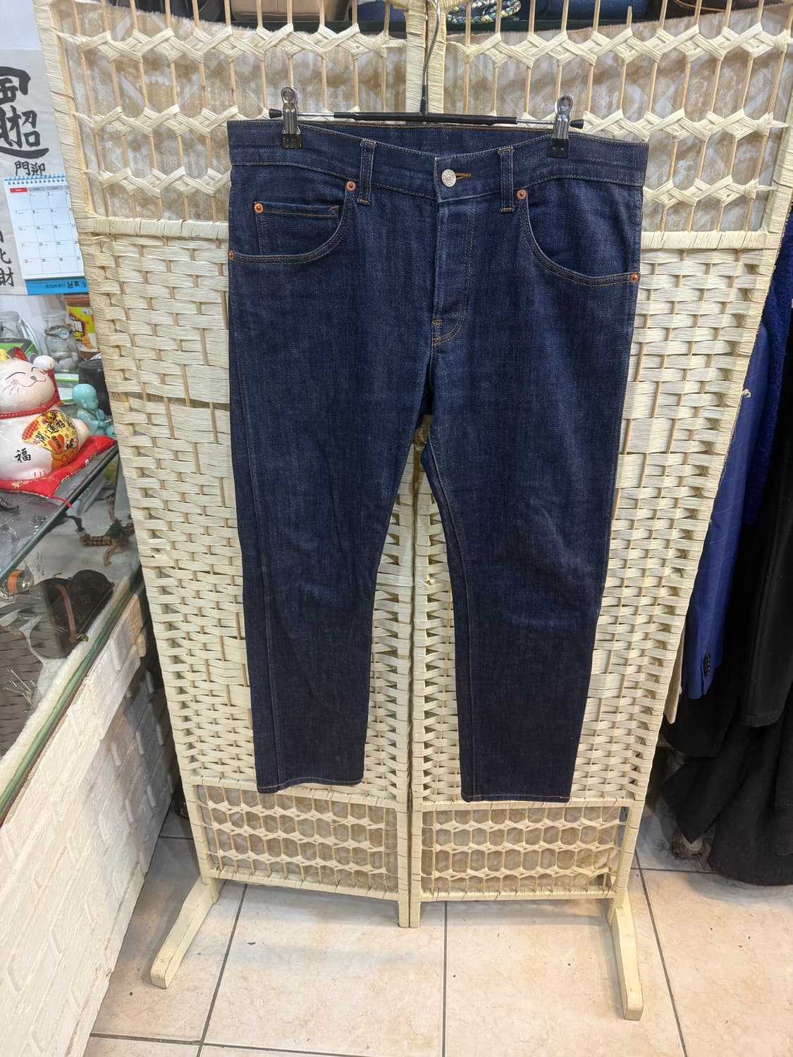 34/20ss 정품 구찌 데님바지 팝니다 상품이미지1