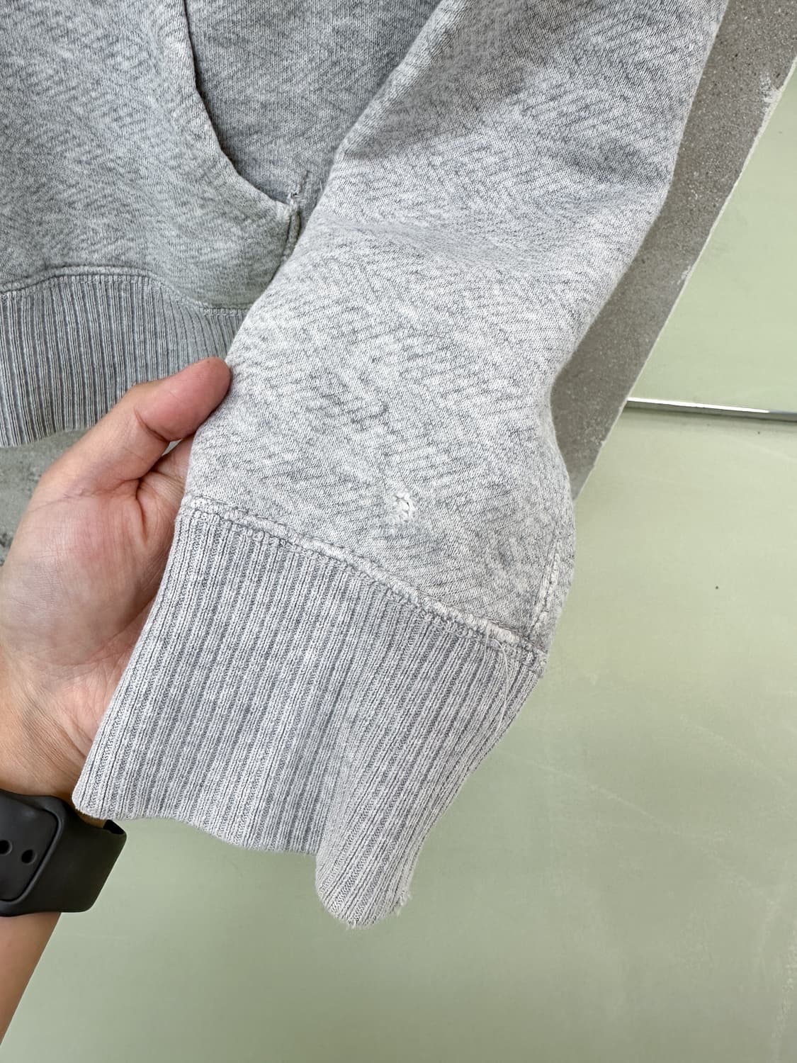 herringbone gray zip hoody 상품이미지3