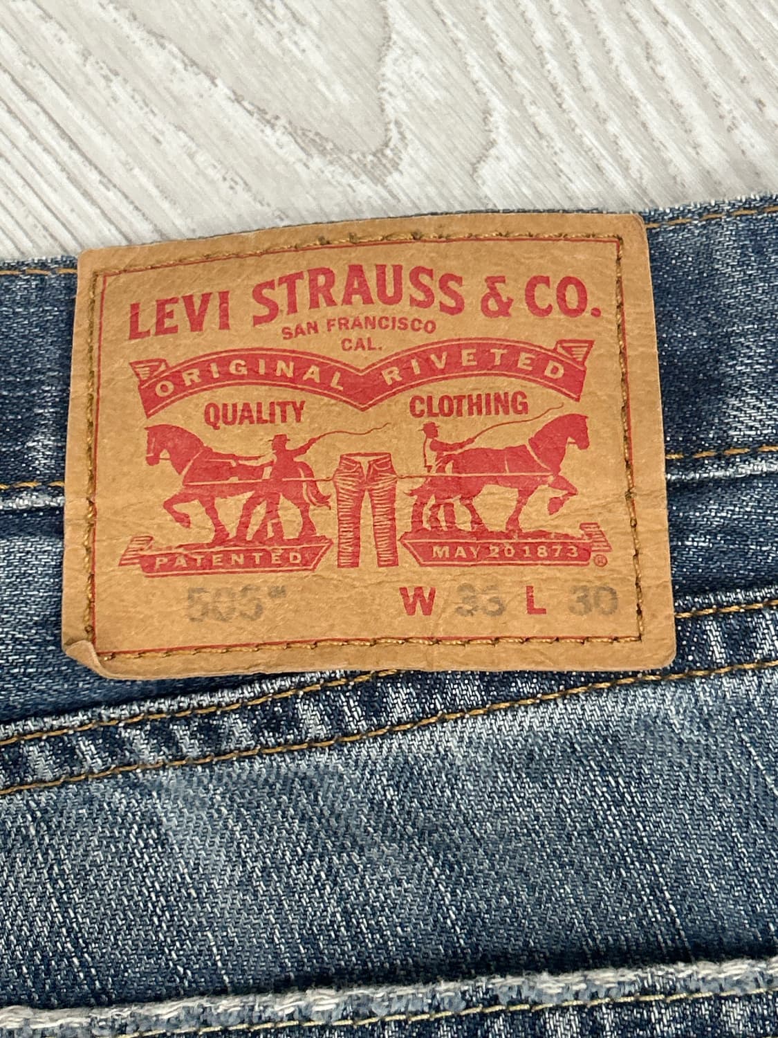 (33/30)리바이스 505 상품이미지3