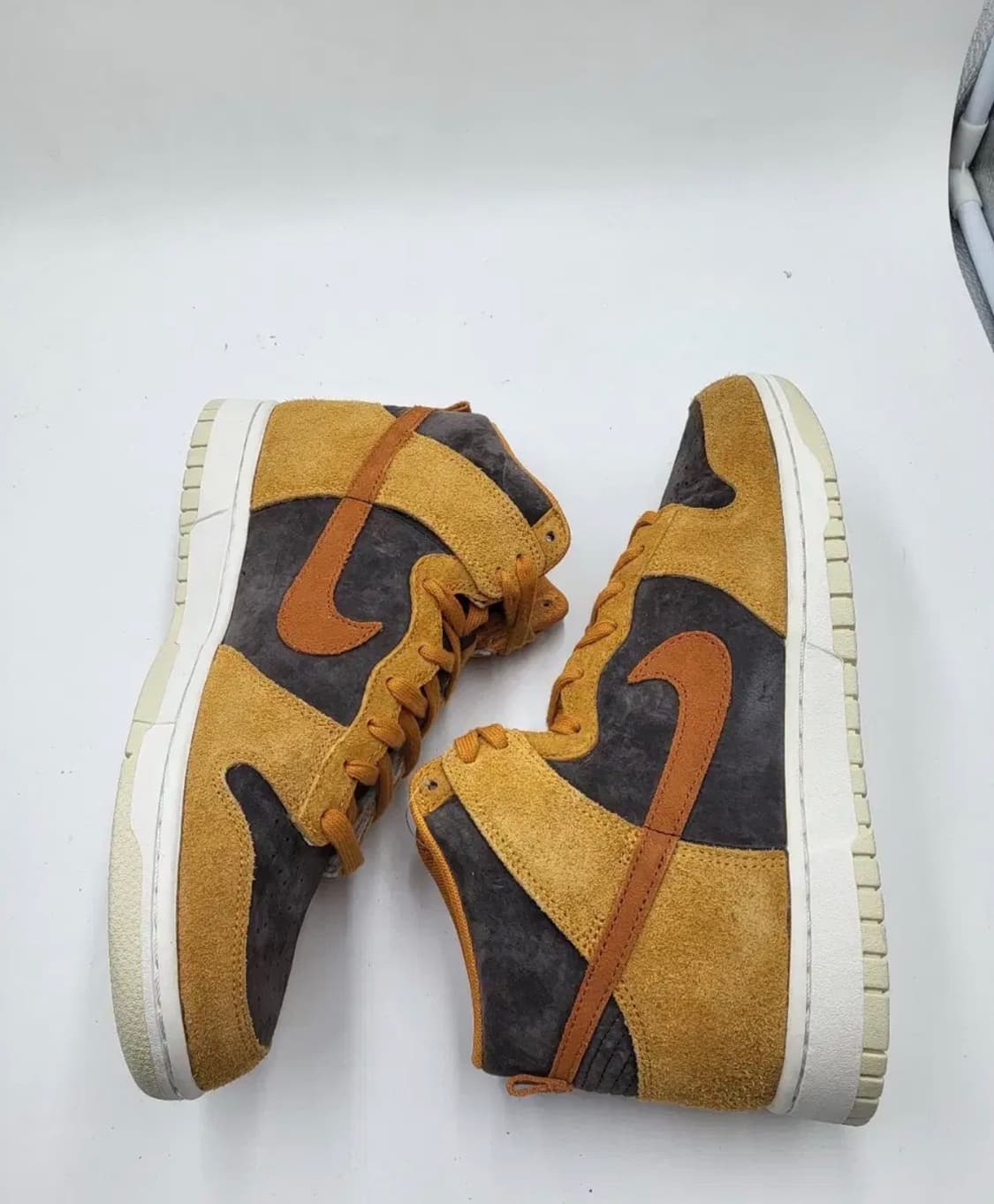 나이키 덩크하이 다크커리 270 솔닷 케어 완료 상품이미지4