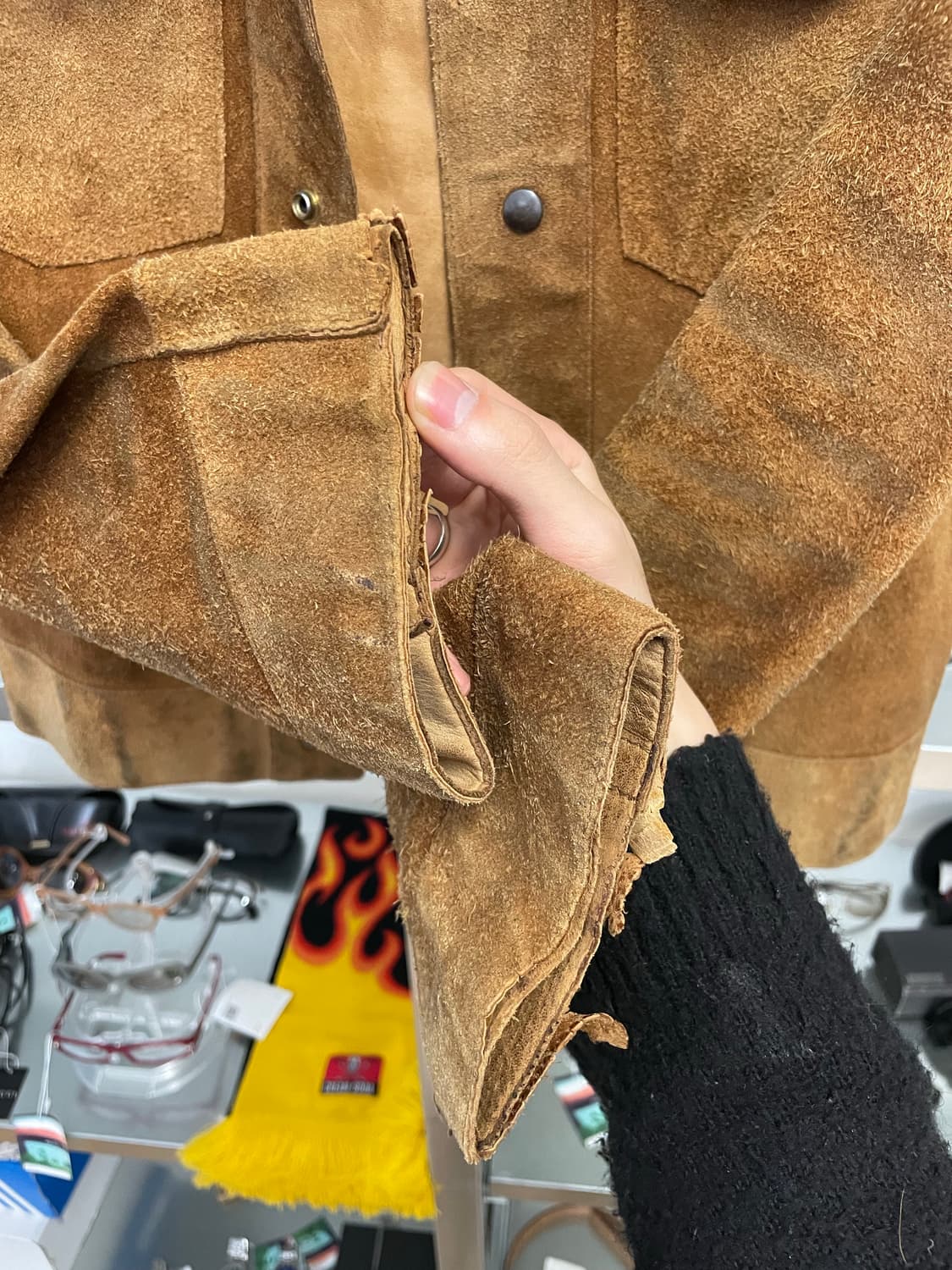 60s 빈티지 스웨이드 리버시블 트러커 자켓 상품이미지7