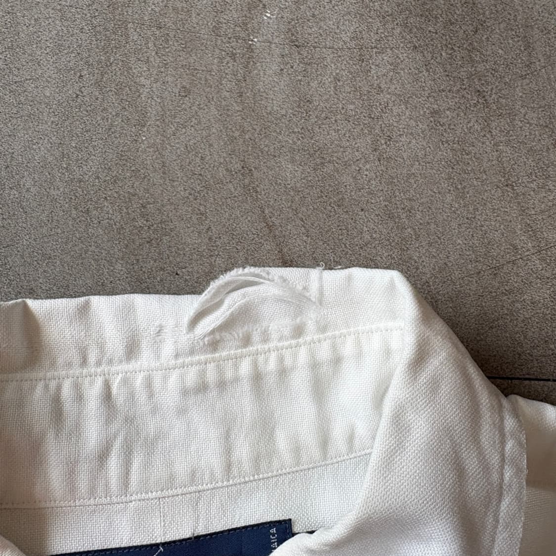 폴로 화이트 멀티 포니 로고 옥스포드 셔츠 상품이미지6