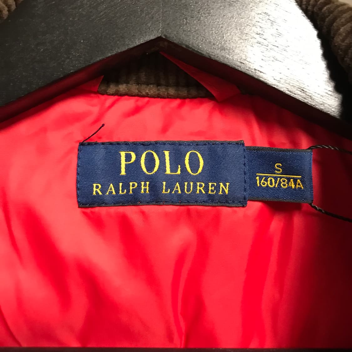 폴로 랄프로렌 퀄팅 자켓 레드 S(W) 상품이미지5