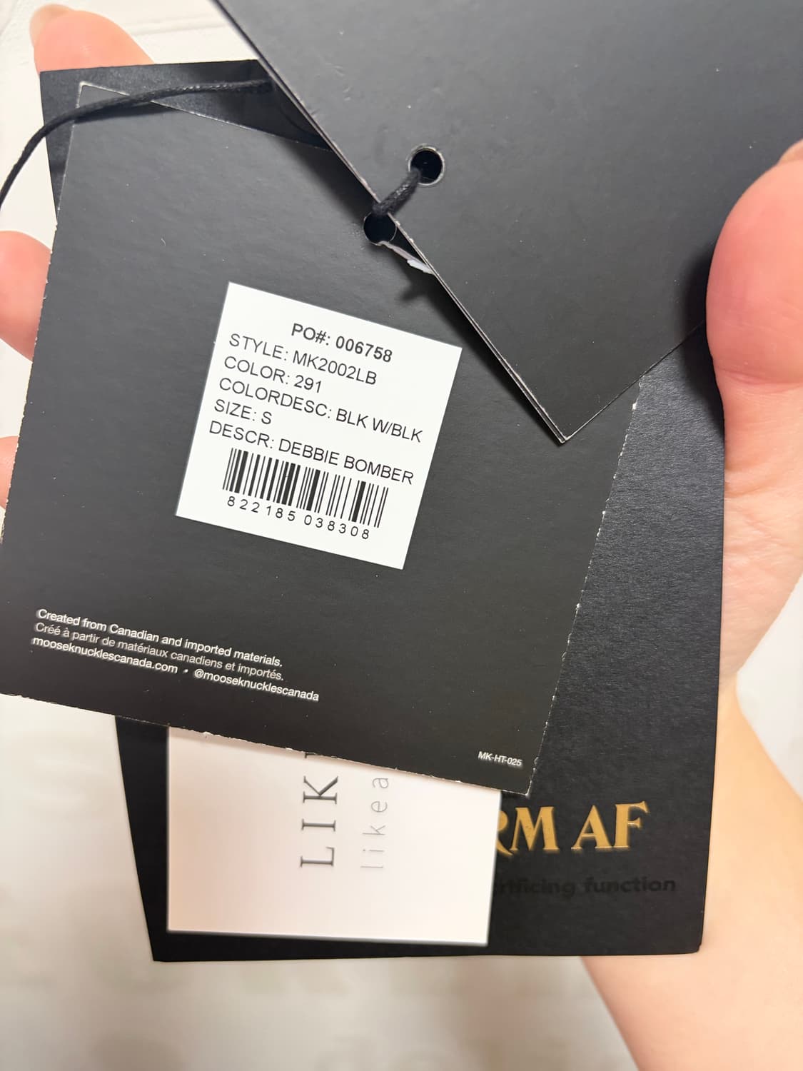 무스너클 패딩 S 상품이미지10