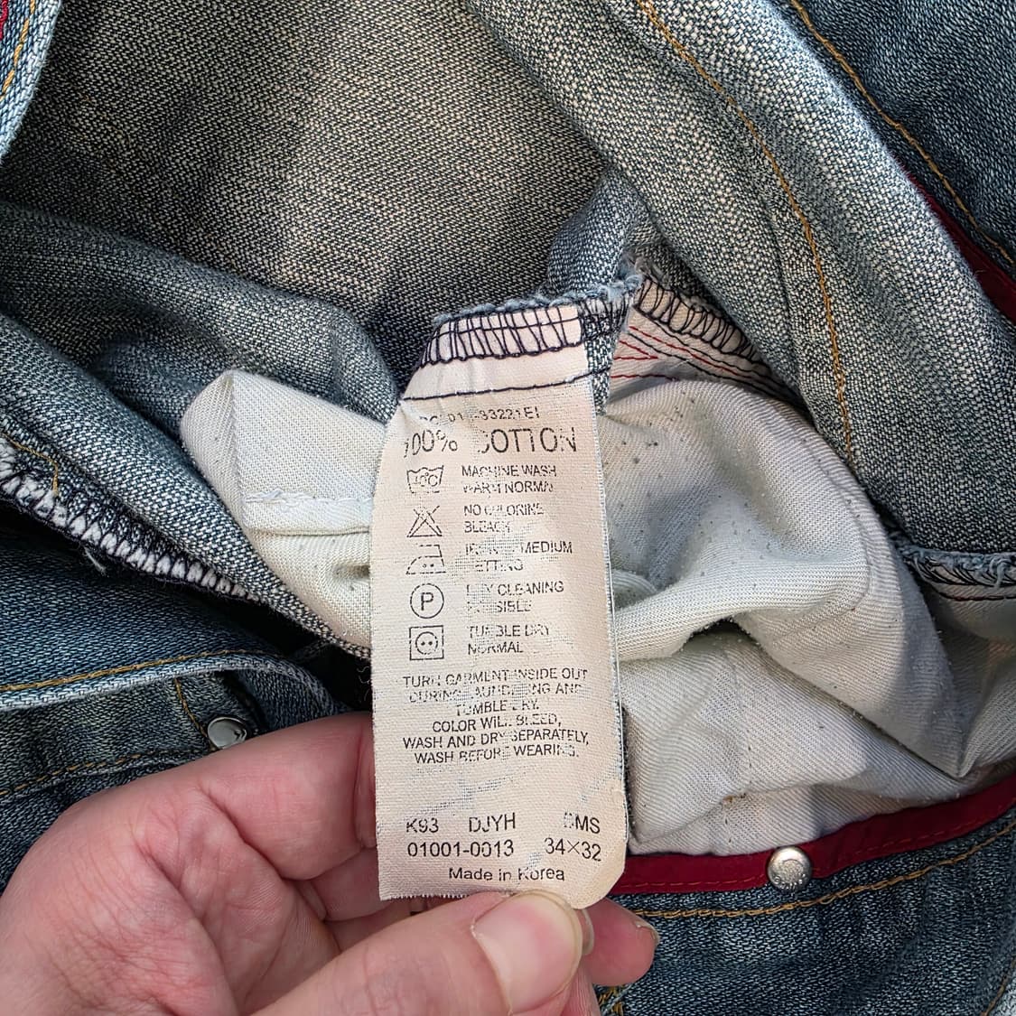 [34X32]00s 리바이스 LEVIS 엔지니어드진 엔진 데님 팬츠 상품이미지4