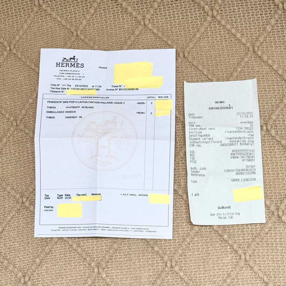 에르메스 미니 팝아슈 목걸이 (미개봉/새상품/백화점 풀세트 / 선물용) 상품이미지4