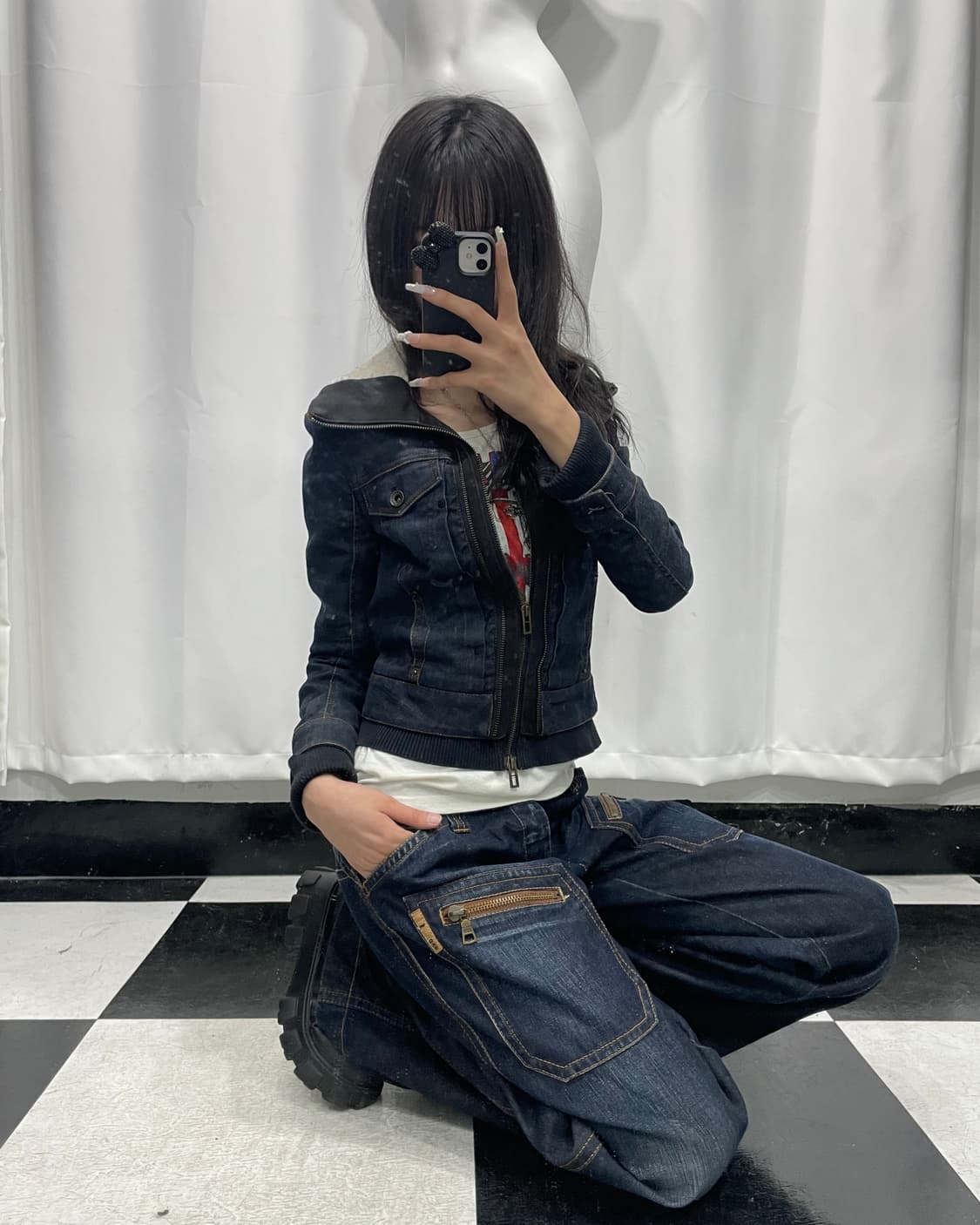 🎸Armani Exchange 데님 자켓 상품이미지2