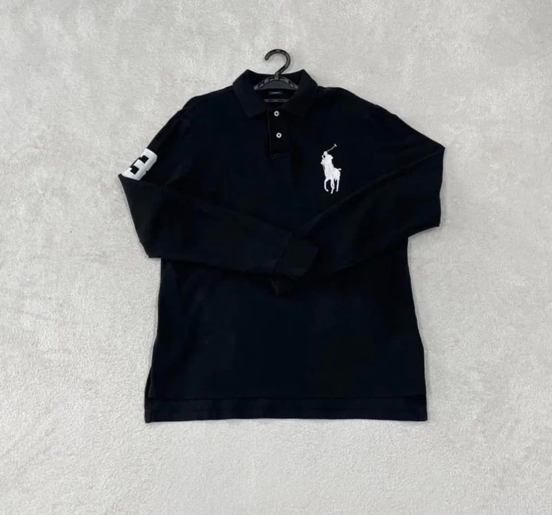 폴로 빅포니 카라 긴팔 블랙 상품이미지1