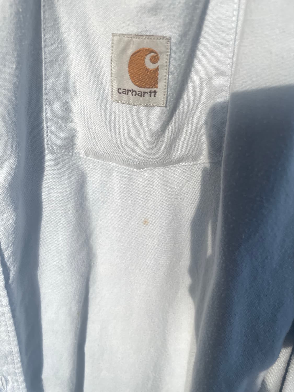 칼하트 셔츠 L 파스텔하늘 상품이미지3