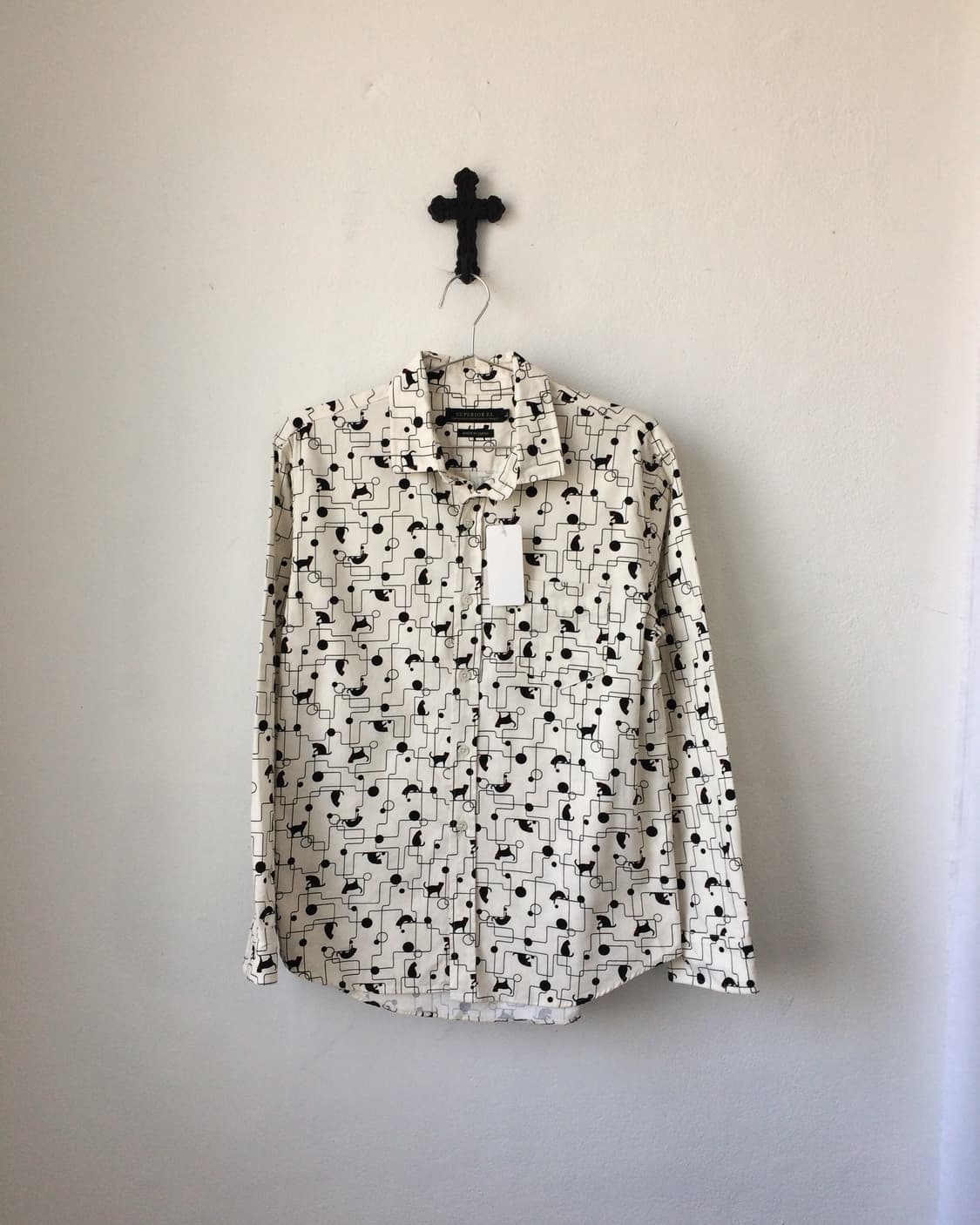 Cat pattern shirt 상품이미지2