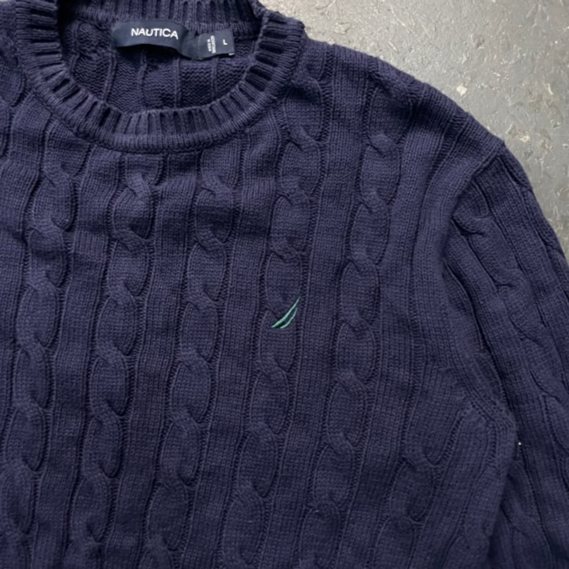 100 노티카 꽈배기 니트 상품이미지2