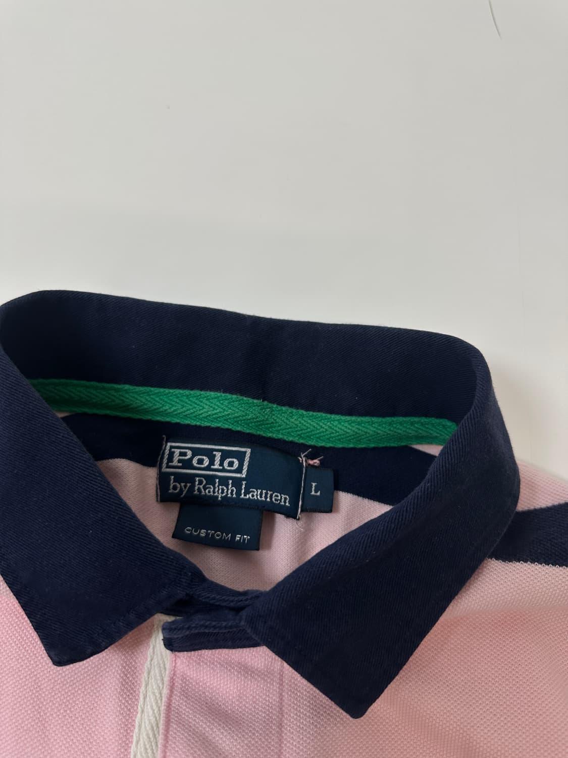 폴로 랄프로렌 핑크 럭비셔츠 반팔 상품이미지6