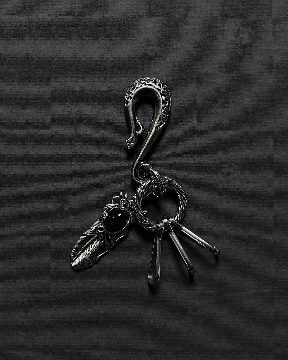 블랙 엔틱 에스닉 키링 상품이미지1