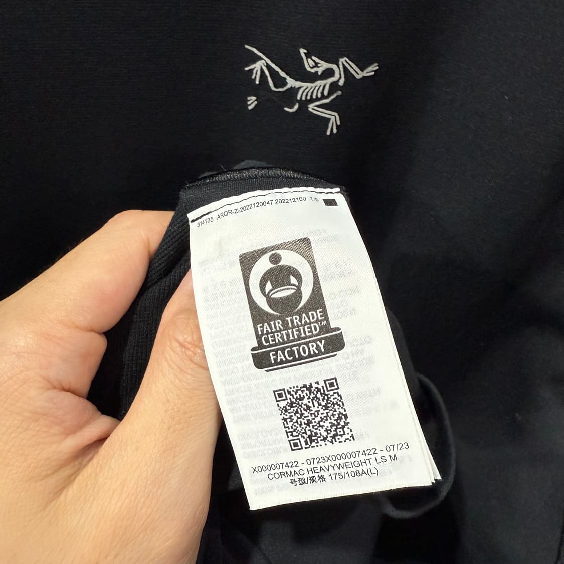 L 아크테릭스 ARC TERYX 롱슬리브 긴팔 티셔츠 상품이미지5