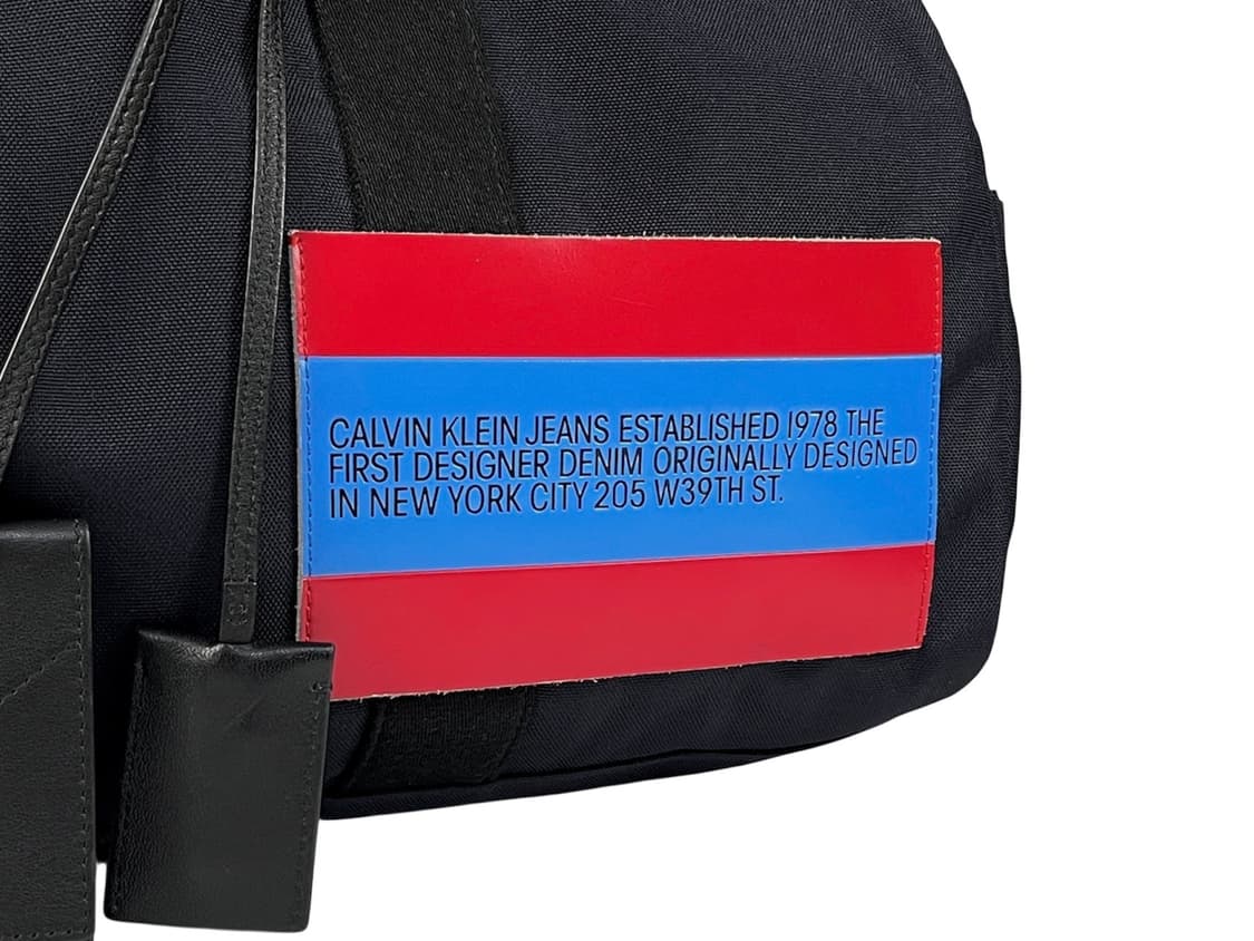 leather patch Boston bag 상품이미지3