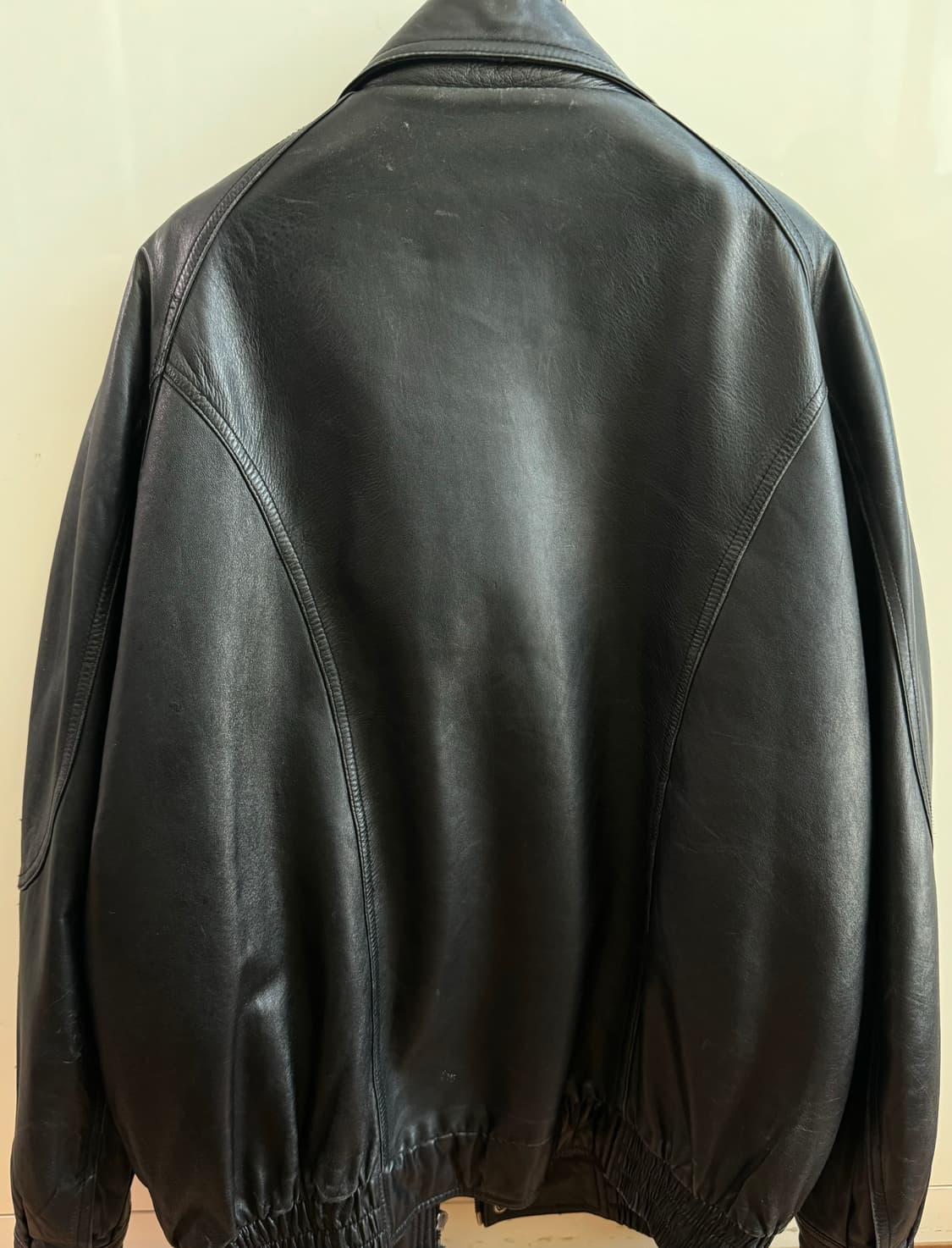 빈티지 레더 자켓 가죽 자켓 블랙 상품이미지7