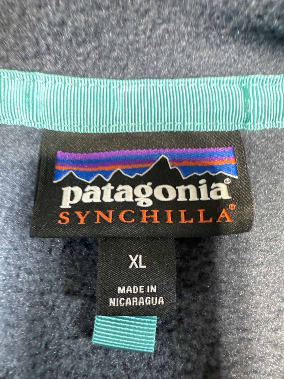 10s 파타고니아 신칠라 스냅-T 네이비/블루 상품이미지4