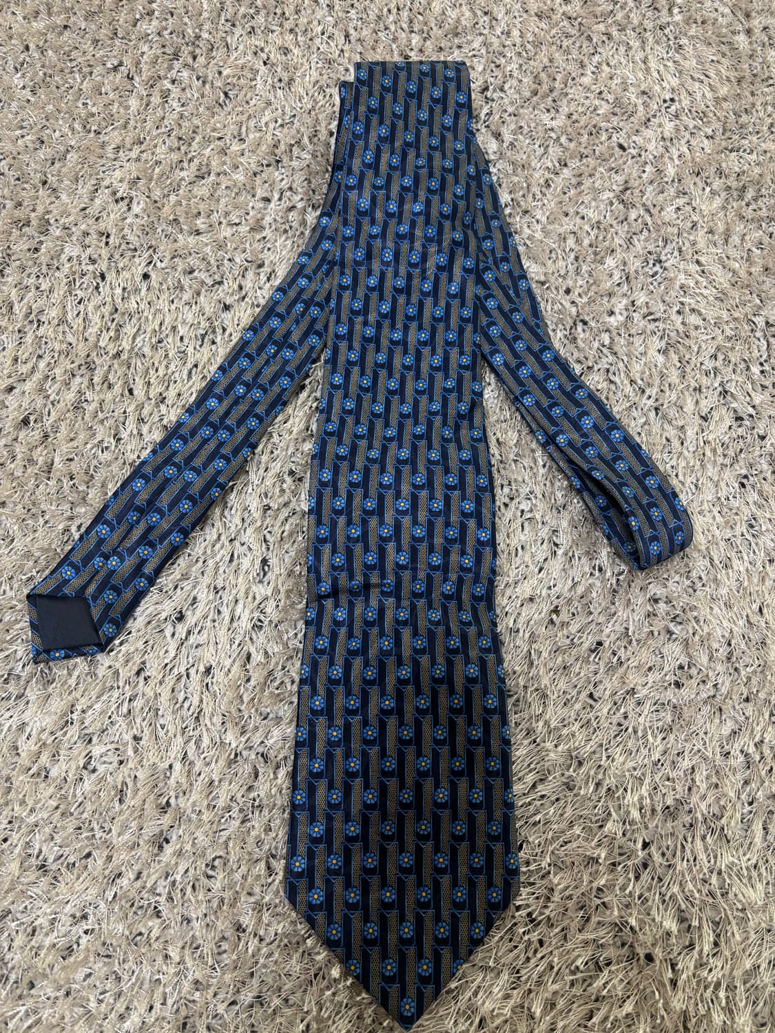 프랑스제 LANVIN 넥타이 실크 100프로 넥타이 상품이미지1