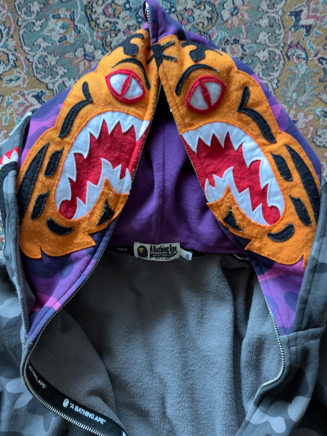 베이프 카모 더블 후드 상품이미지4