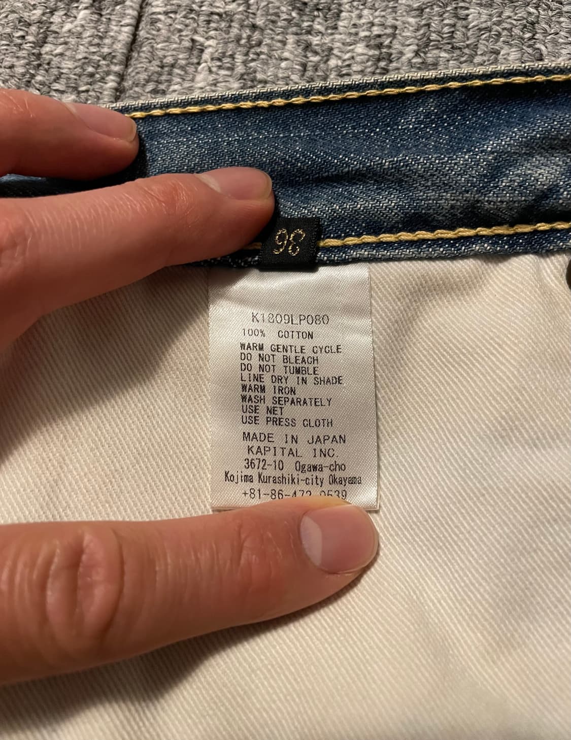 캐피탈 몽키시스코 3years 5P 데님 [36] 상품이미지4