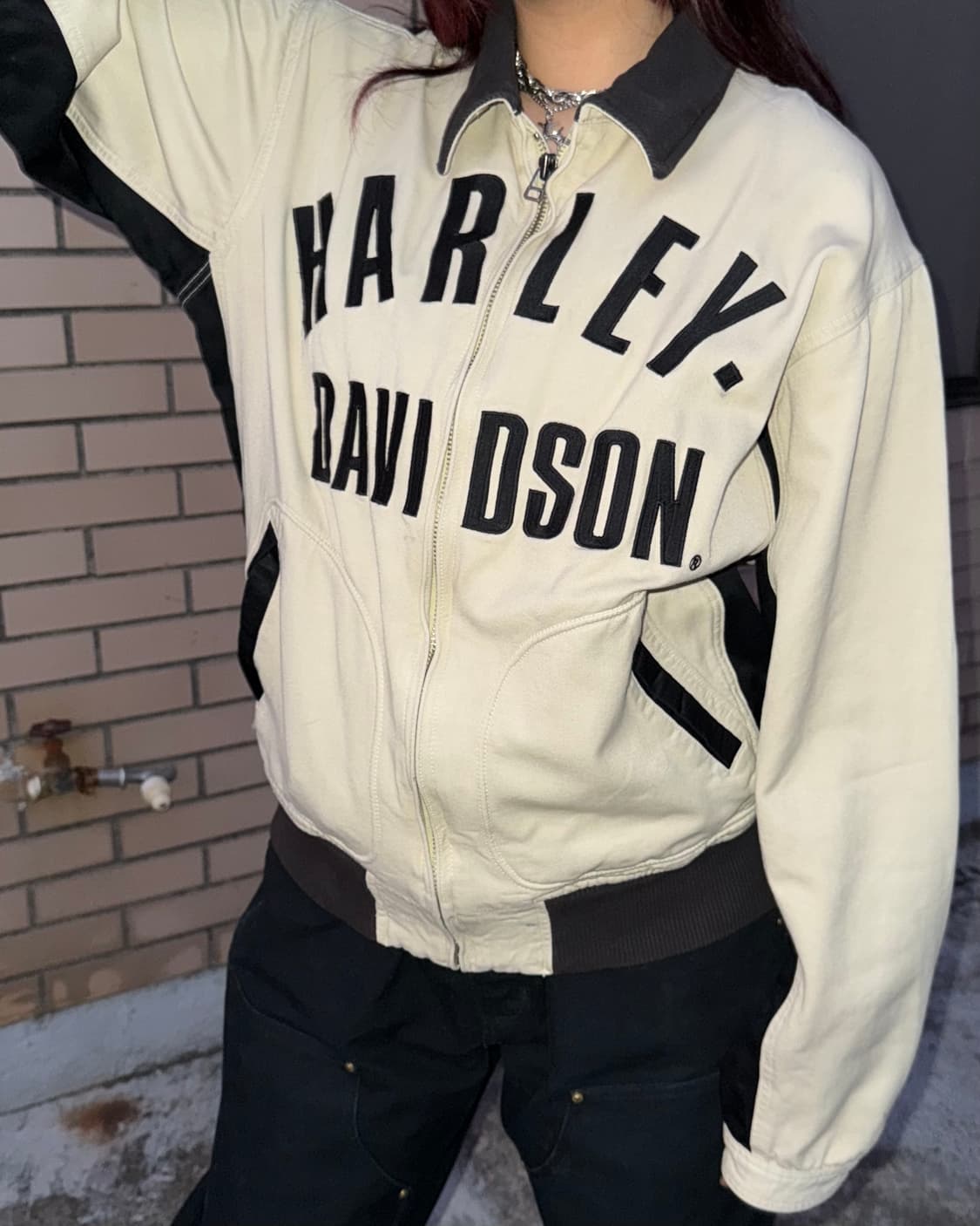 90s 할리 데이비슨 스펠아웃 자켓 상품이미지2