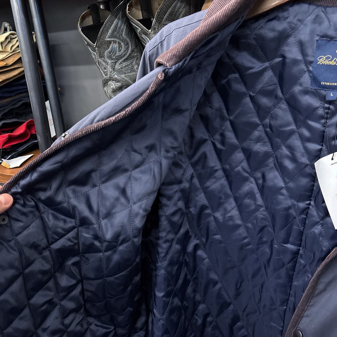 90s 브룩스 브라더스 코듀로이 카라 헌팅 필드자켓 N619 상품이미지6