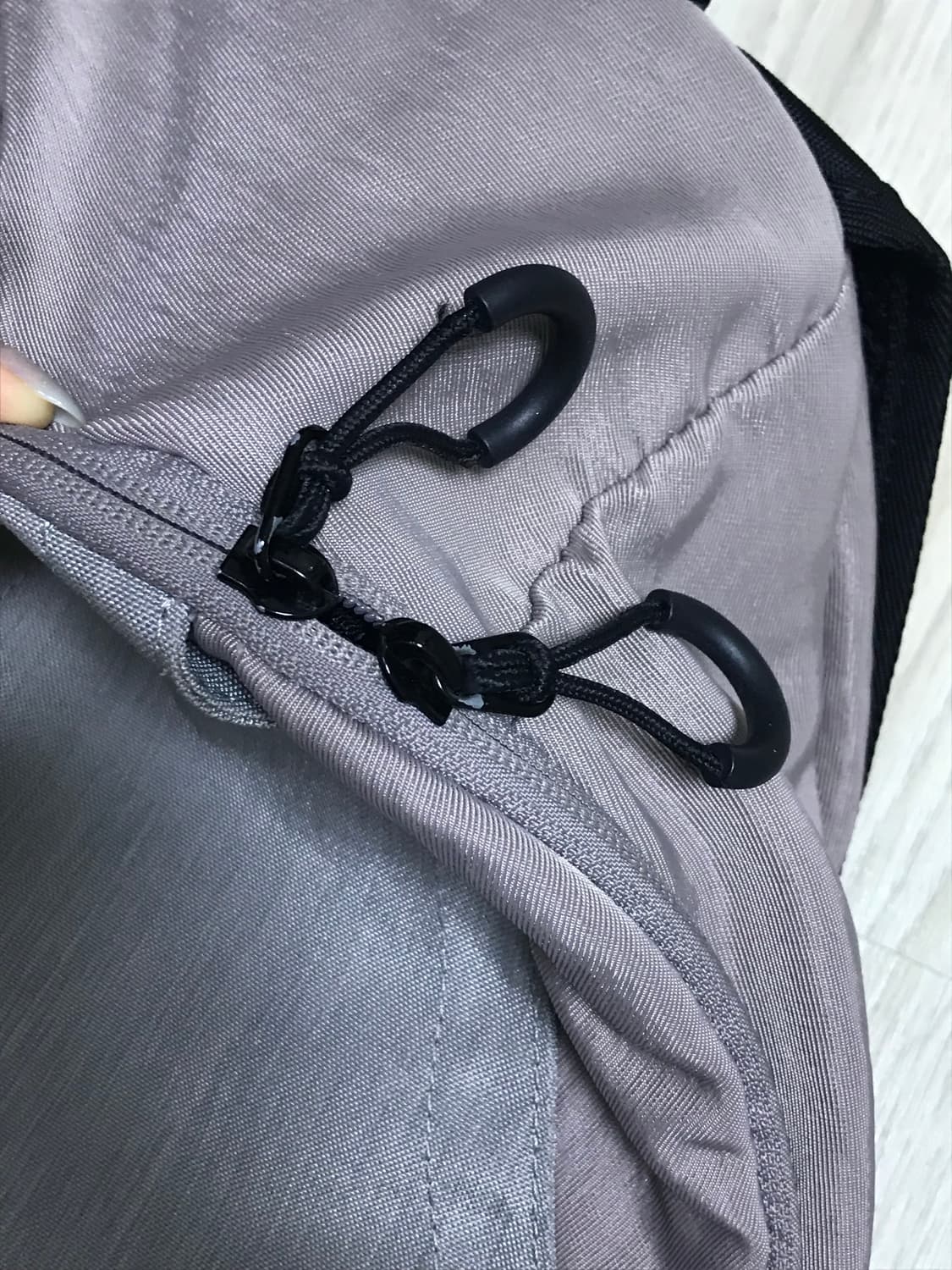 미스치프 롬버스백팩 핑크그레이 상품이미지4